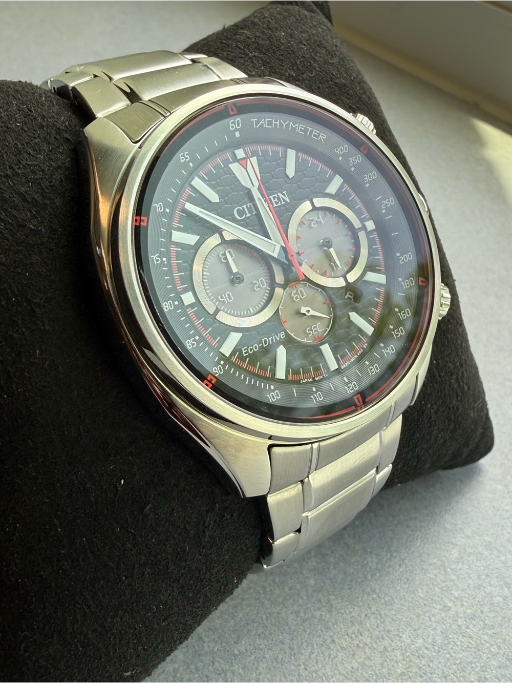 Citizen Eco-Drive Chronograph Black Dial Men’s Watch - Picture 6 of 10